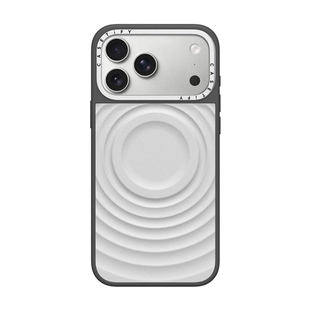 现货CASETiFY权志龙联名金属波漾壳适用苹果iPhone17ProMax磁吸手机壳17pro银色铝制波浪极简高级感ins保护套