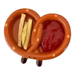 面包物语|可爱碱水结面包创意家用酱油饺子醋碟番茄酱火锅蘸料碟