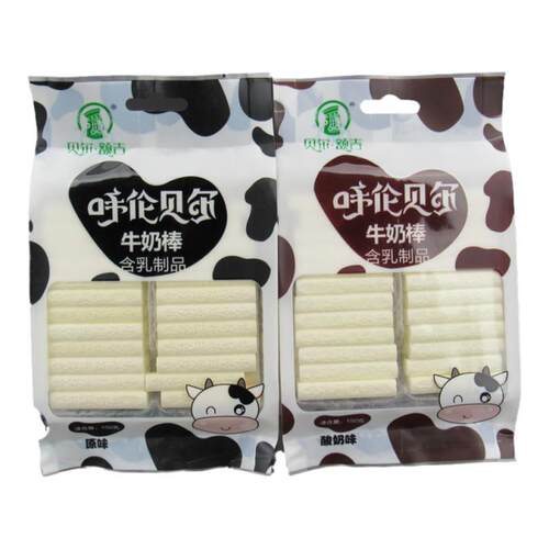贝尔额吉 内蒙古 呼伦贝尔 草原特产 奶棒 奶干 150g