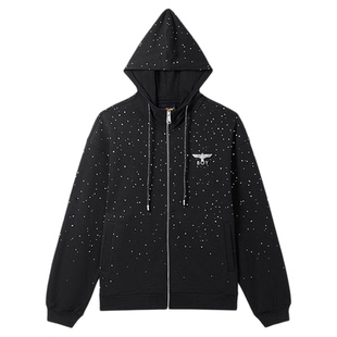 【满天星】BOYLONDON潮牌情侣拉链连帽纯棉卫衣开衫外套N06900