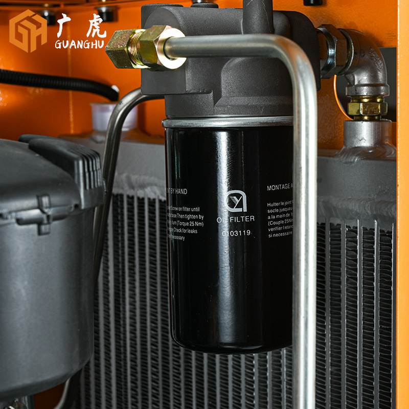 广虎一体式空压机静音降噪空气压缩机10APM-8YT螺杆式压缩机批发