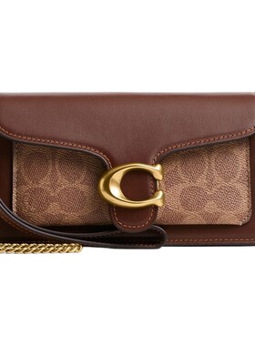 COACH/蔻驰女士TABBY 19号老花斜挎包单肩包高级感通勤