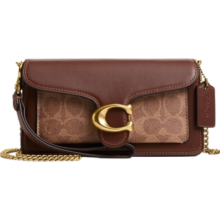 【新款】COACH/蔻驰女士经典标志TABBY 19号斜挎包单肩包高级通勤