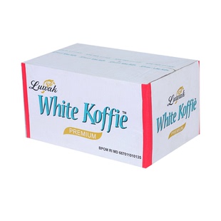 印尼进口巴厘岛露哇Luwak猫屎白咖啡三合一速溶特浓咖啡粉 整箱