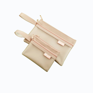 A4双层文件袋拉链式档案袋资料袋产检收纳袋a4半透明防水公文袋补课包大容量a5手提袋A6证件袋B8卡袋零钱包