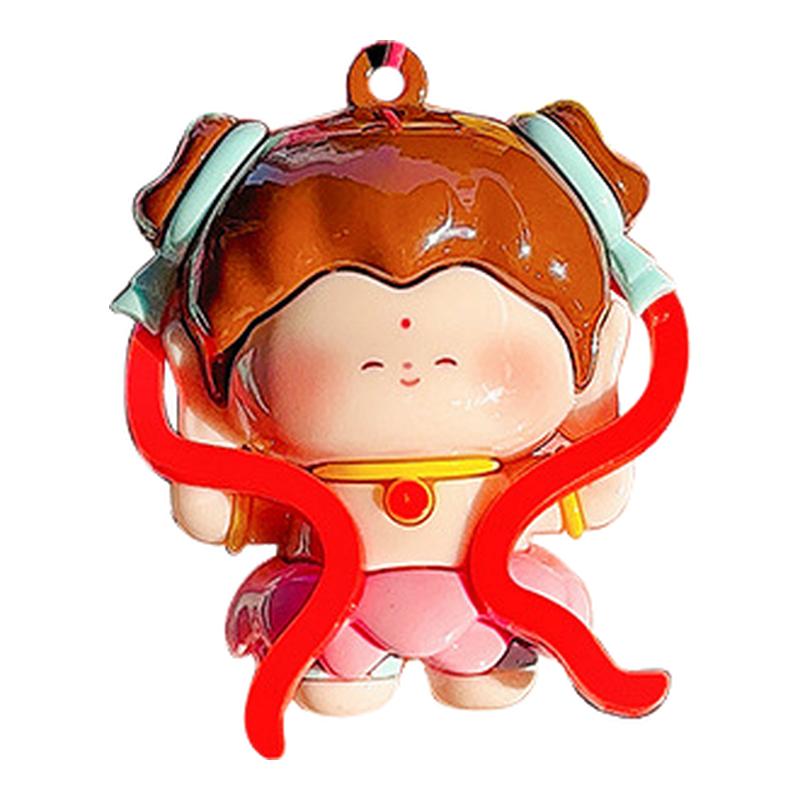 正版佛小伴莲花合掌小佛挂件