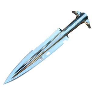 不锈钢矛头户外防身扎枪头多功能长矛野营探险野猪矛红缨枪祖鲁矛