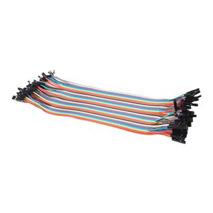 40P杜邦线公对母 公转母头 彩排线 面包线 长约20CM 21cm 2.54MM