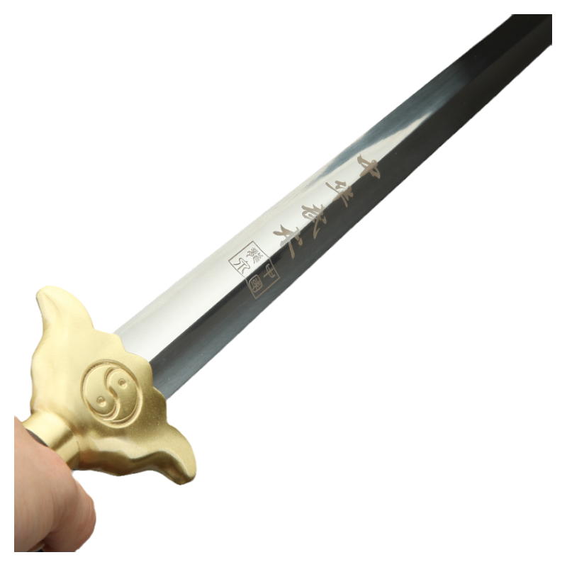 龙泉神龙宝剑如意太极剑不锈钢半软剑武术表演剑男女晨练剑未开刃