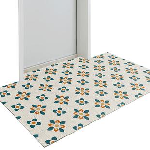 【入户】认真丝圈地垫 门厅进门防滑垫耐磨脚垫 可剪裁花砖地毯