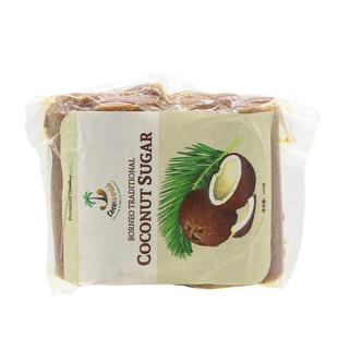 马来西亚进口婆罗洲椰糖块三色奶茶甜品原料椰糖商用500g包邮