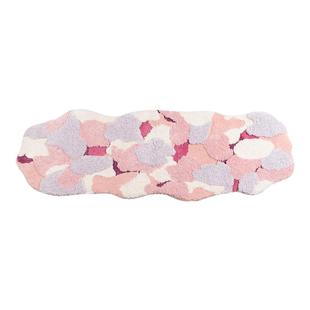 地毯女孩卧室床边毯儿童阅读地垫粉色苔藓防滑可机洗温馨房间布置