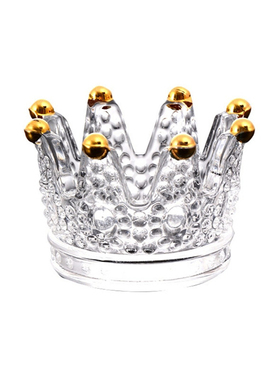 轻奢风描金色样板房间玻璃托盘