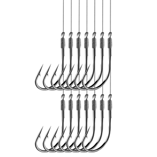 正品进口子线丸世长柄钩歪嘴成品钩绑好的鱼钩黄辣丁鲫鱼钓钩渔具