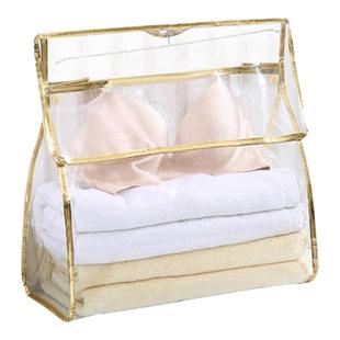 浴室挂衣袋卫生间洗澡防水袋衣服袋放干净衣服架子悬挂式收纳挂袋