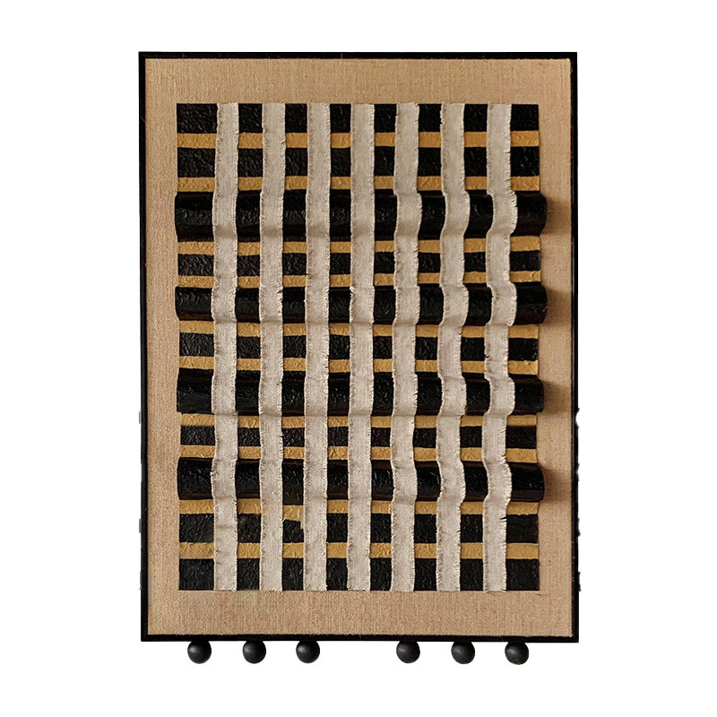 高级中古风立体手绘卧室玄关挂画