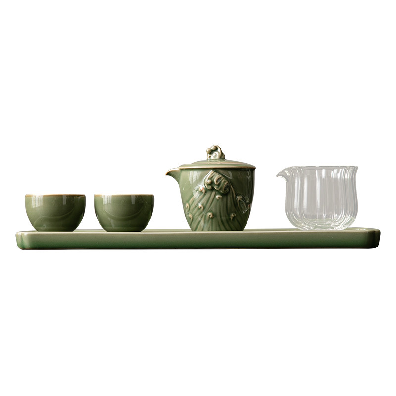 高档泡茶壶茶杯一壶二杯功夫茶具