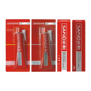 三和588耐高温红胶汽车维修水管机械胶水中性硅酮快干防水密封胶