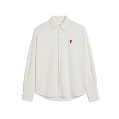 AMIPARIS红色爱心棉质衬衫