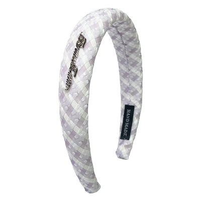 【蒋依依同款】Bronze Lucia锻面基础logo发箍高颅顶头箍精致发饰