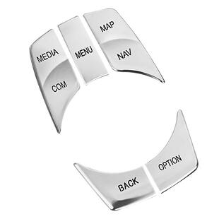 适用于宝马18-23款5系方向盘多媒体按键贴电子手刹按钮亮片内饰