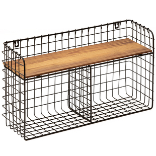 铁艺双层墙上置物架落地多层厨房调料收纳架书桌面储物架子免打孔