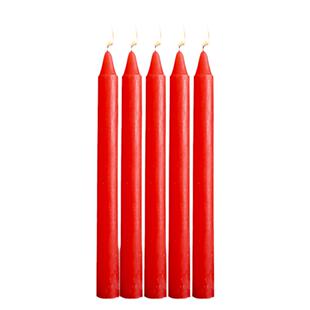 红白色家用无烟无味蜡烛停电应急照明蜡烛耐燃烧应急防灾蜡烛