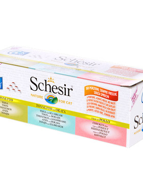 Schesir/雪诗雅彩虹罐猫罐头