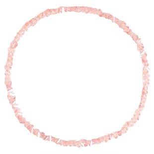 普陀山水晶手链女天然正品粉水晶转运珠叠戴手串适合夏天的手链女