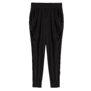 特大莫代尔长裤瑜伽运动裤200斤宽松广场舞灯笼裤240斤居家休闲裤