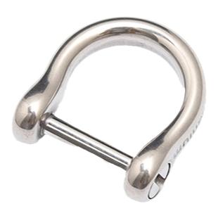 纯钛合金马蹄扣钥匙扣男316不锈钢马镫扣D字扣汽车钥匙扣配件