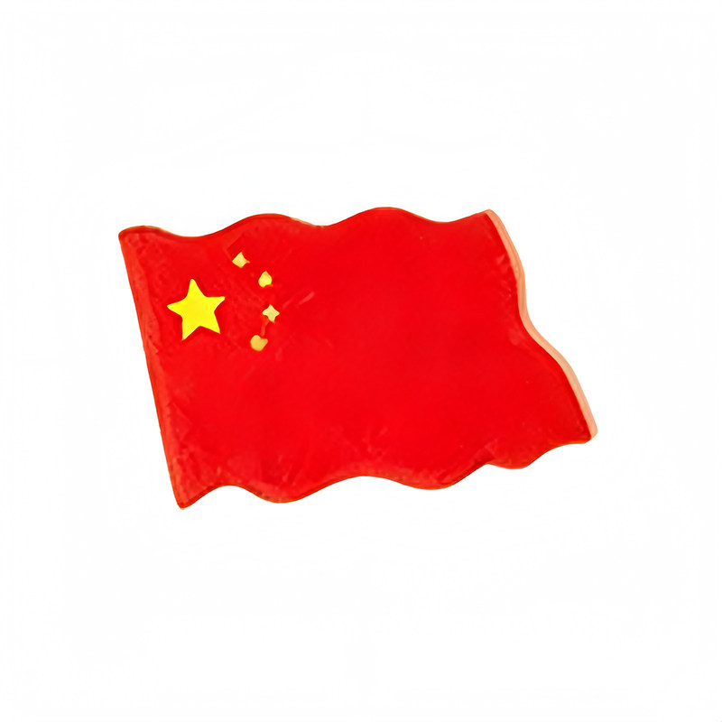 国庆爱心贴纸脸贴中国红旗贴脸旗