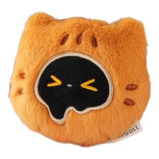 设绘人憨憨喵下午茶美食毛绒挂件瑞士卷解压捏捏玩具玩偶公仔礼物