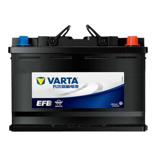 瓦尔塔EFB70汽车启停电瓶蓄电池适配丰田凯美瑞大众汽车电池 星标