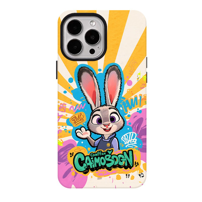 朱迪警官适用苹果17promax手机壳iphone16pro菲林磁吸支架个性华为P80小米15小众vivo防摔保护壳oppo动物城