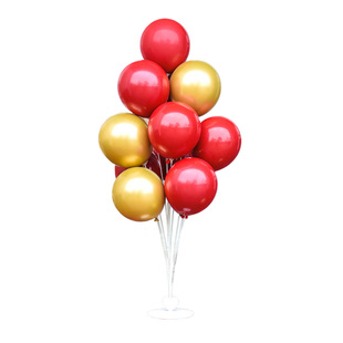 结婚气球桌飘固定底座杆子支架树婚房开业生日装饰立柱路引地飘