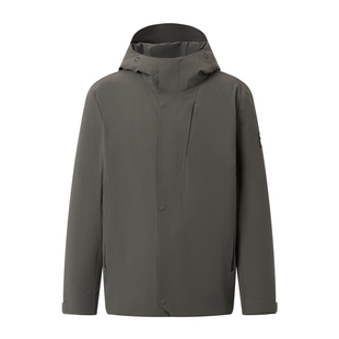 POLOWALK男式羽绒服2025冬季新品连帽鹅绒轻薄短款商务羽绒服外套