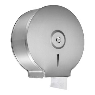 不锈钢304大盘卷纸盒酒店卫生间公共厕所手纸巾盒防水厕纸盒防绣