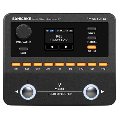sonicake口袋效果器二代Smart Box鼓机循环内录电吉他贝斯综合