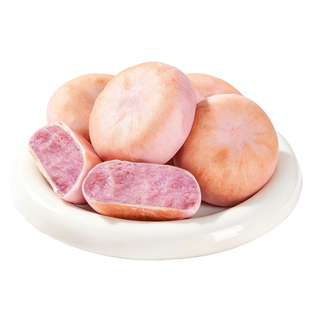 【一饼两吃】麻戏团冰淇淋芋泥饼300克/10枚/盒 短保糕点茶点零食
