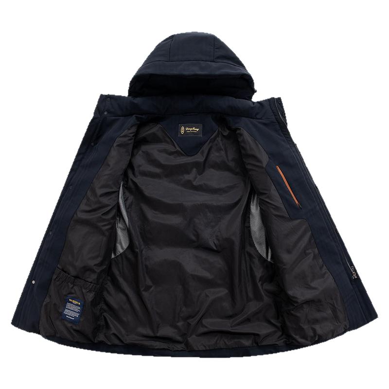 鼎铜商务休闲可脱卸帽冬季羽绒服