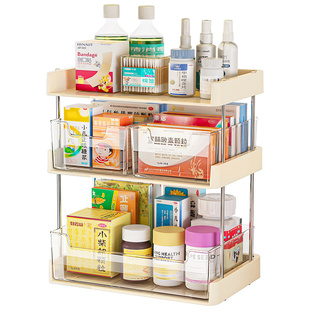 药品收纳盒抽屉式家用药箱大容量医疗箱家庭装分层急救药物置物架