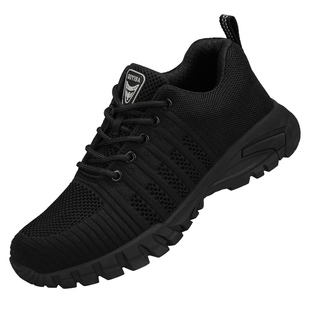 蓝鸥盾劳保鞋男款防砸防刺穿轻便安全绝缘工地老保带钢板冬季棉鞋