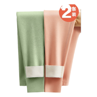 儿童秋裤女童保暖裤内穿加绒德2023新款冬薄款女大童打底单件衬裤