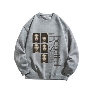 MEOVV韩国女团爱豆粉丝应援周边百搭头像设计重磅纯棉卫衣男女款