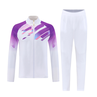 儿童篮球服长袖运动外套秋冬出场服教练服裁判队服定制羽毛服套装