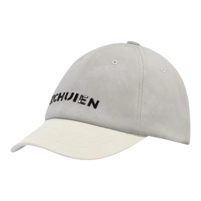 ZCHUIEN撞色皮革棒球帽遮阳