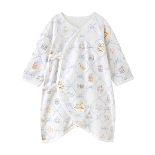 TugTug婴儿衣服纯棉连身衣爬服春夏新生儿衣服男女宝宝睡衣蝴蝶衣