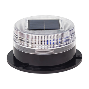 太阳能车顶强磁爆闪灯闪光灯工程车路障闪光灯太阳能夜间停车爆闪