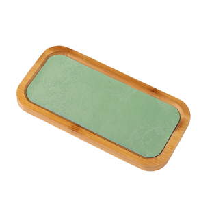 万川映竹制文玩首饰托盘戒指项链珠宝展示盘收纳看货高级简约盘子